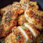 Melt in your mouth chicken breast cooked to perfection on a plate