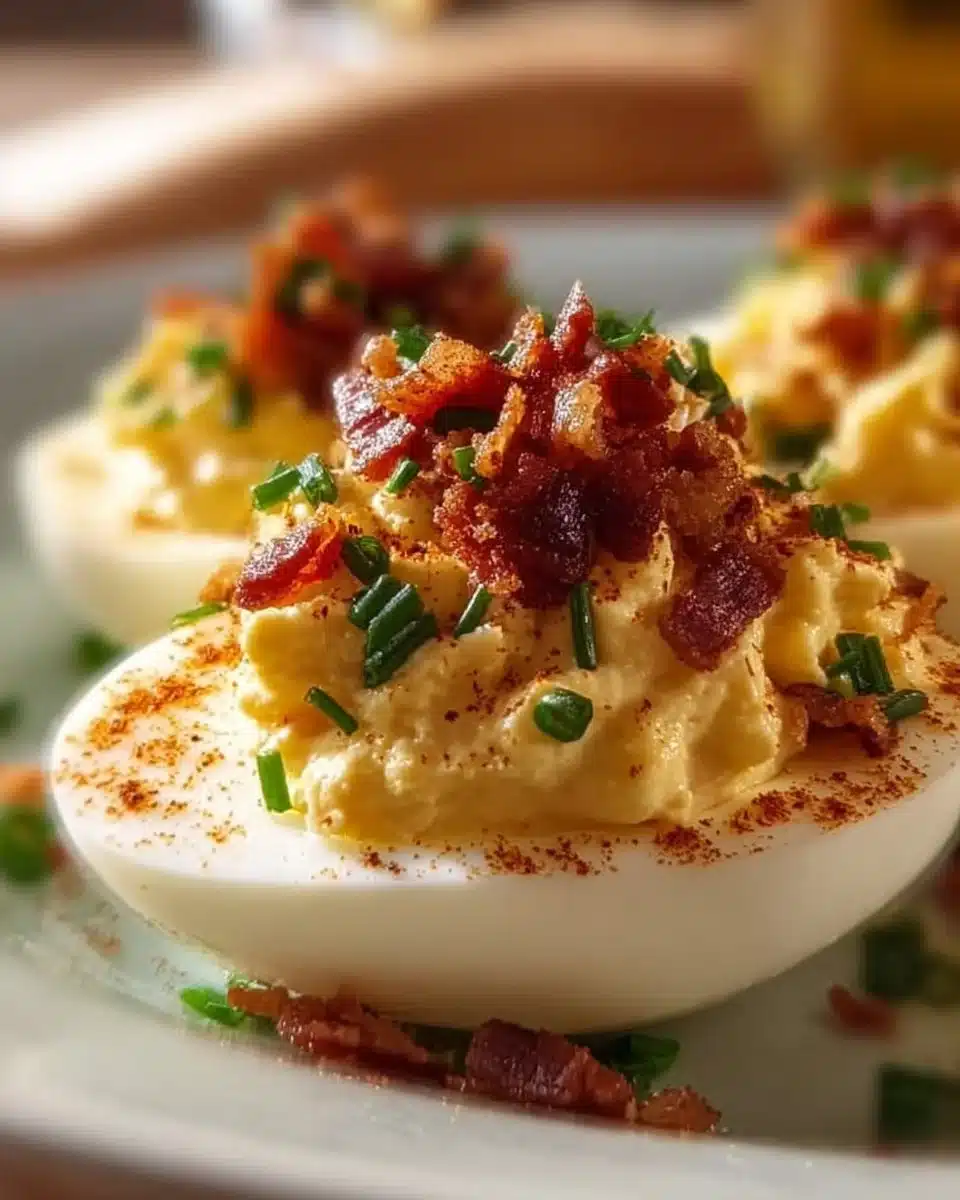 Million Dollar Bacon Deviled Eggs