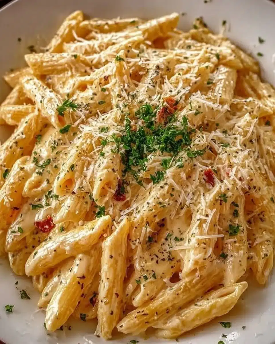 One Pot Creamy Garlic Pasta