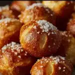 Delicious sourdough pretzel bites made from sourdough discard