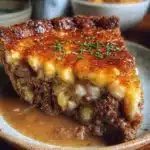 Delicious plate of Nana's dish served in a cozy Southern kitchen