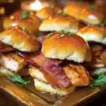 Maple Chicken Bacon Sliders with fresh ingredients and rich flavors