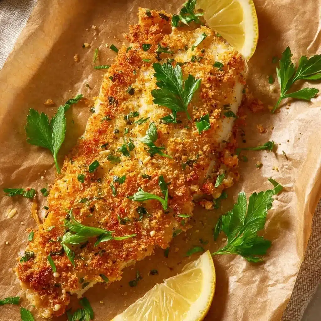 Parmesan Crusted Baked Walleye